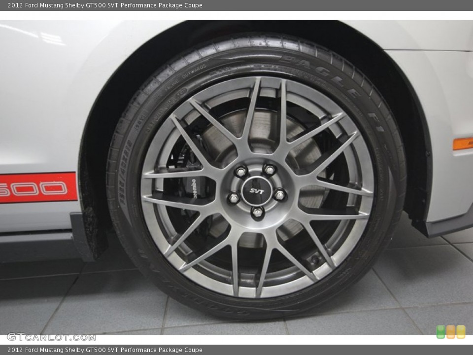 2012 Ford Mustang Shelby GT500 SVT Performance Package Coupe Wheel and Tire Photo #80469586