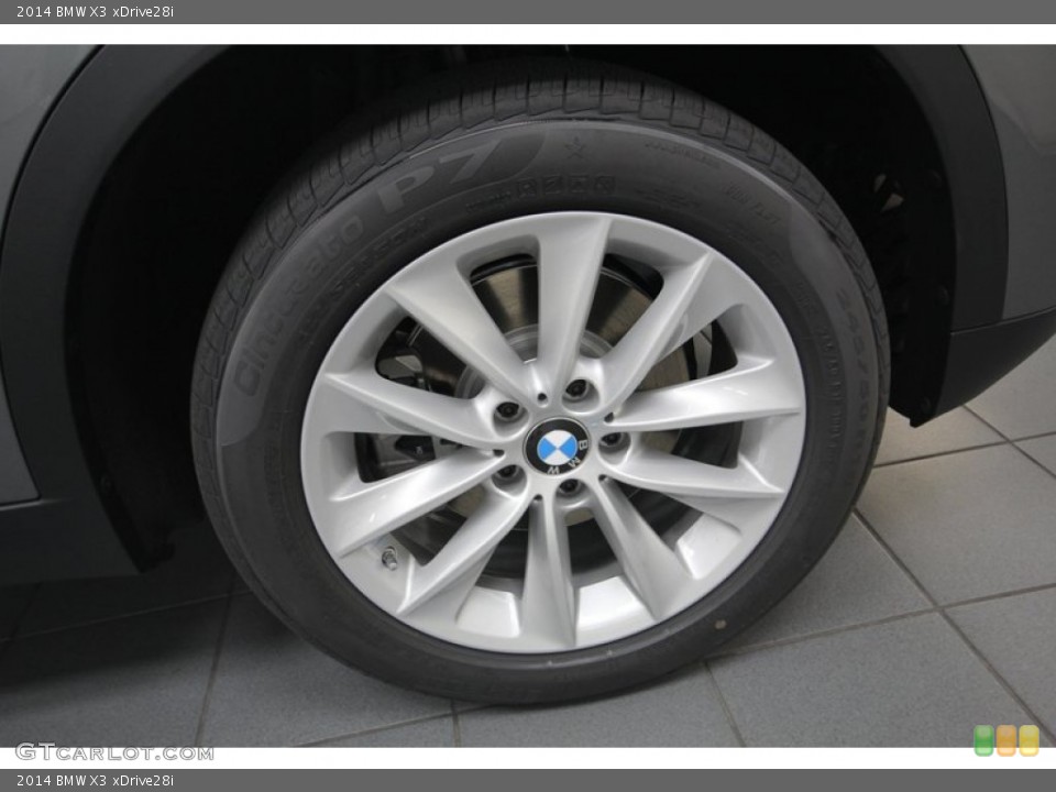 2014 BMW X3 xDrive28i Wheel and Tire Photo #80474885
