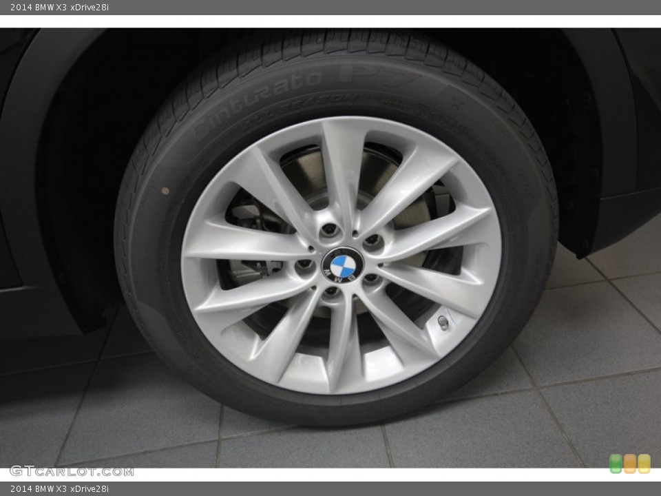 2014 BMW X3 xDrive28i Wheel and Tire Photo #80475415