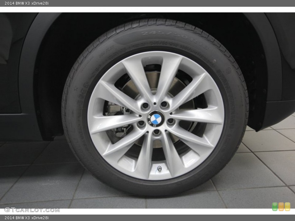 2014 BMW X3 xDrive28i Wheel and Tire Photo #80475957