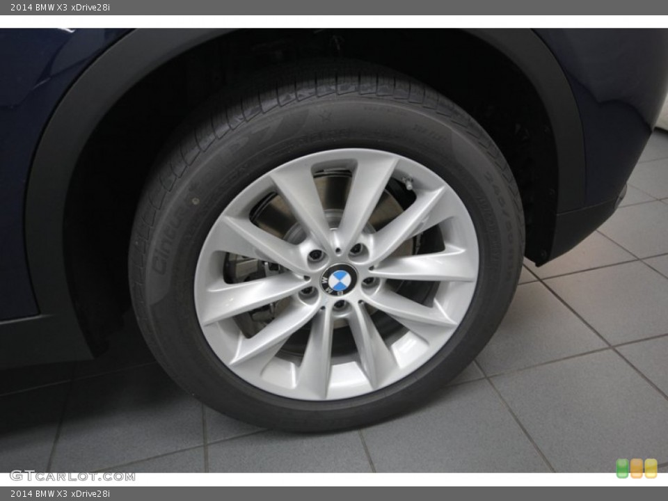 2014 BMW X3 xDrive28i Wheel and Tire Photo #80476472