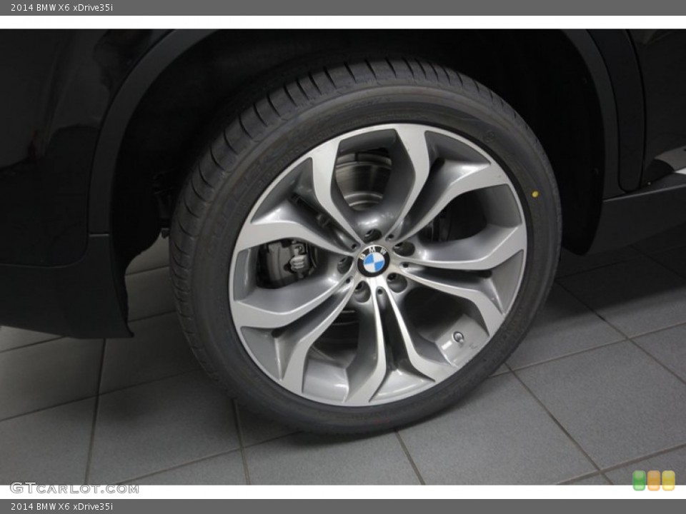 2014 BMW X6 xDrive35i Wheel and Tire Photo #80476823
