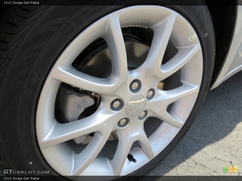 2013 Dodge Dart Rallye Wheel and Tire Photo #80486235
