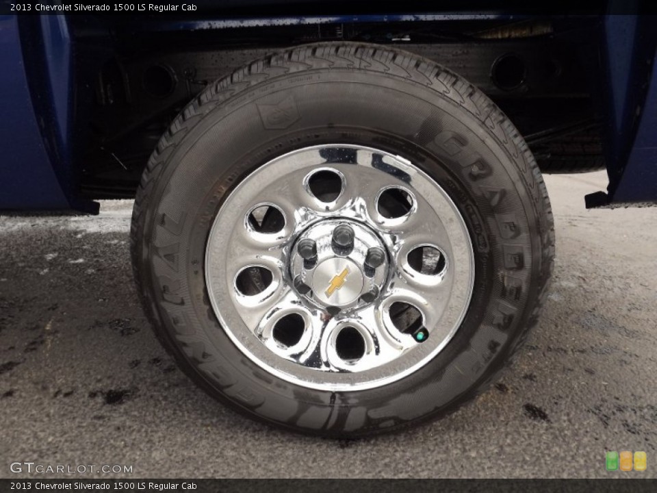 2013 Chevrolet Silverado 1500 LS Regular Cab Wheel and Tire Photo #80487392