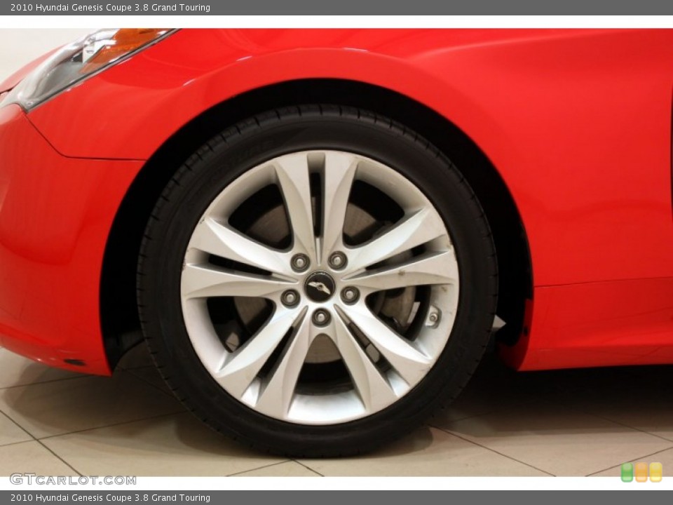 2010 Hyundai Genesis Coupe 3.8 Grand Touring Wheel and Tire Photo #80487496
