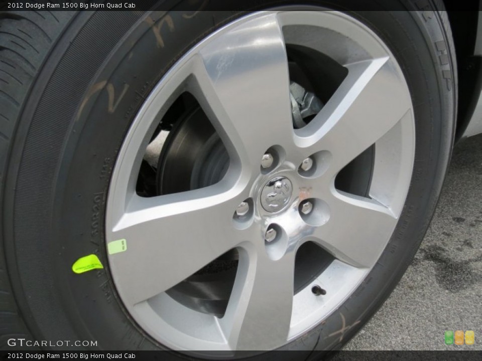2012 Dodge Ram 1500 Big Horn Quad Cab Wheel and Tire Photo #80488259