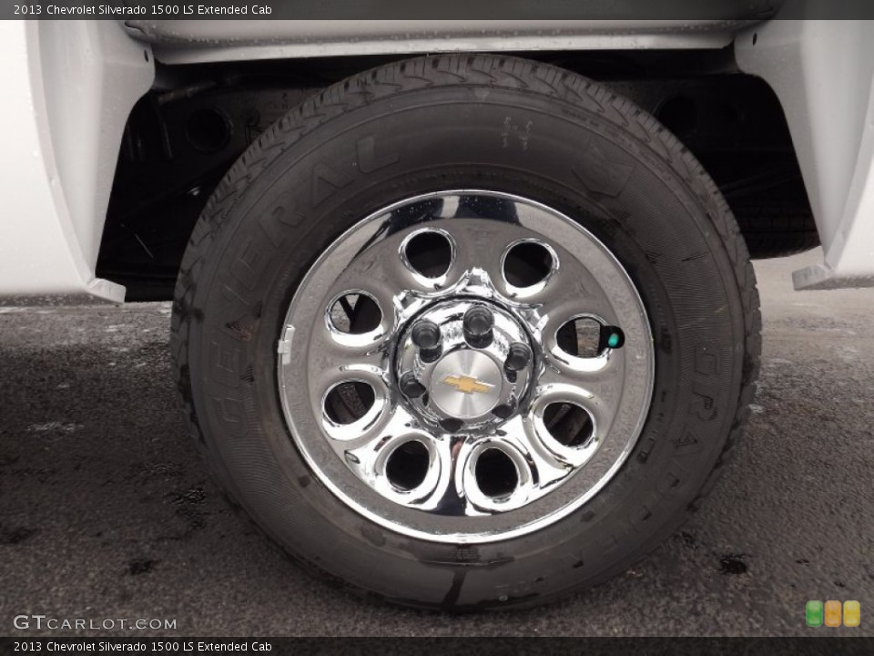 2013 Chevrolet Silverado 1500 LS Extended Cab Wheel and Tire Photo #80488471