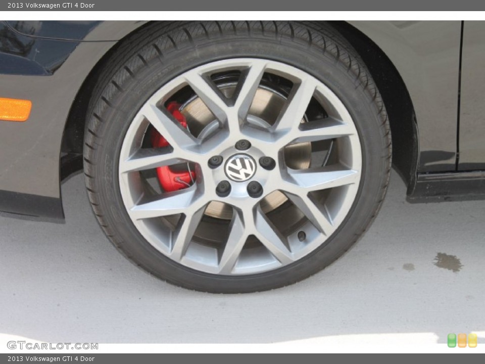 2013 Volkswagen GTI 4 Door Wheel and Tire Photo #80498529