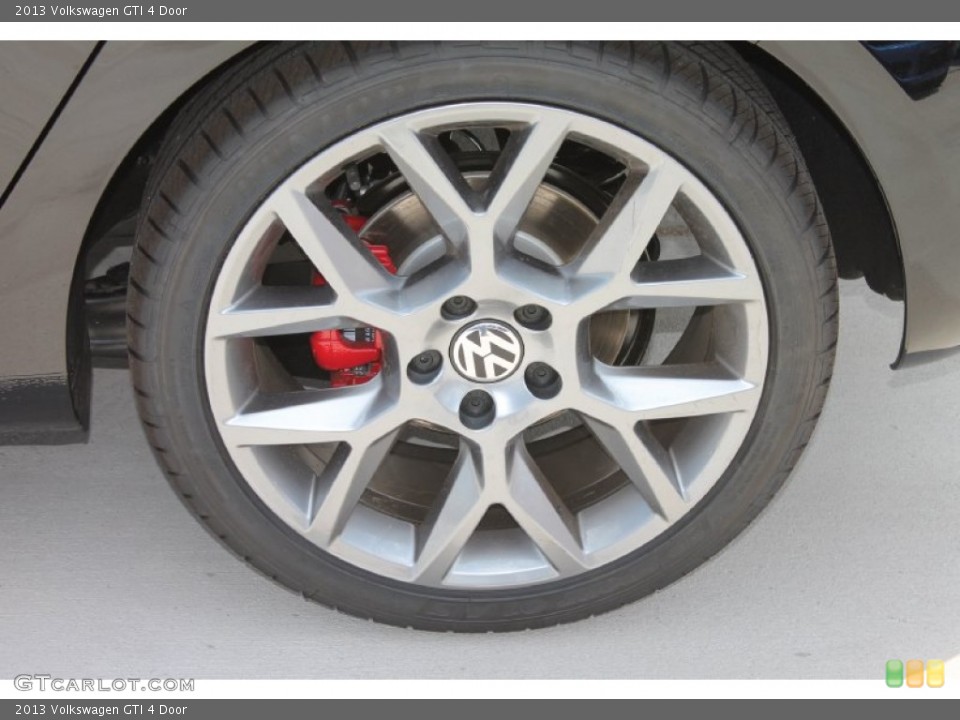 2013 Volkswagen GTI 4 Door Wheel and Tire Photo #80498563