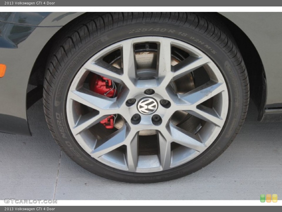 2013 Volkswagen GTI 4 Door Wheel and Tire Photo #80499254