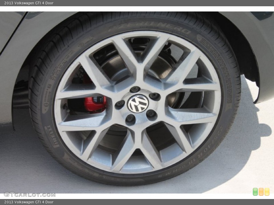 2013 Volkswagen GTI 4 Door Wheel and Tire Photo #80499292
