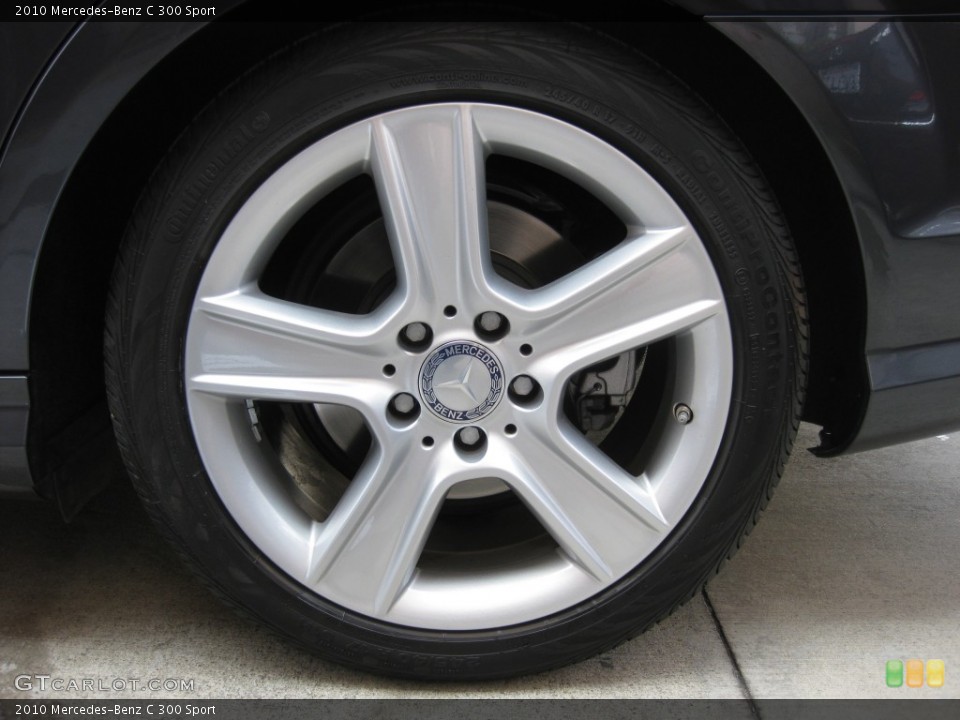 2010 Mercedes-Benz C 300 Sport Wheel and Tire Photo #80500333