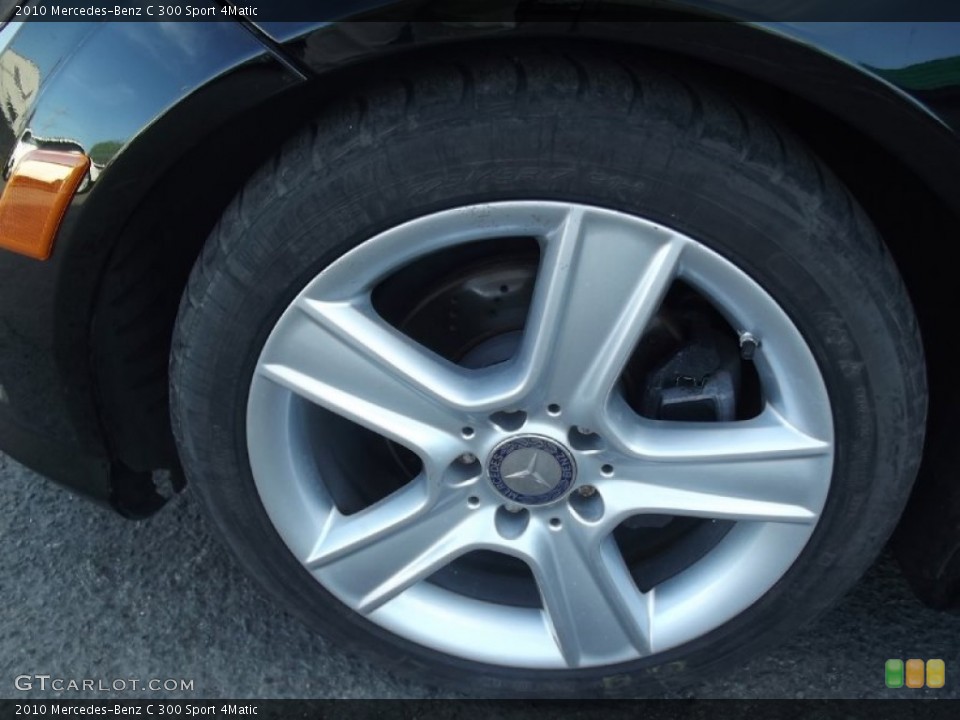 2010 Mercedes-Benz C 300 Sport 4Matic Wheel and Tire Photo #80500678
