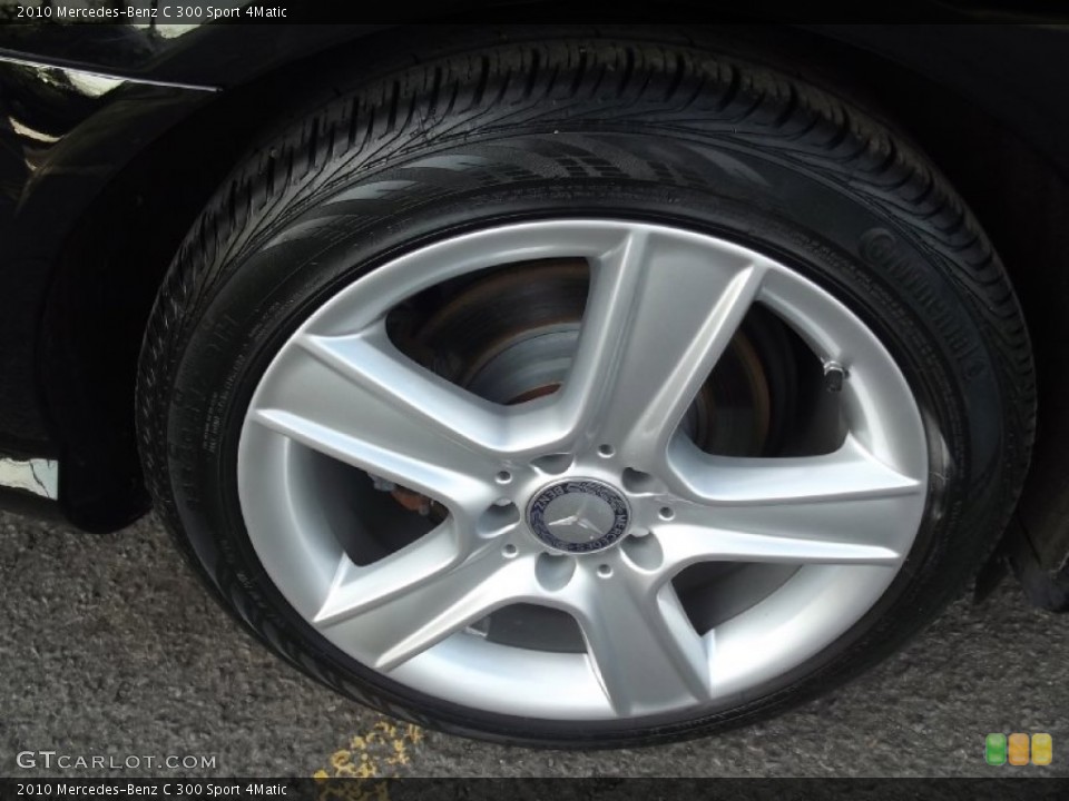 2010 Mercedes-Benz C 300 Sport 4Matic Wheel and Tire Photo #80500738
