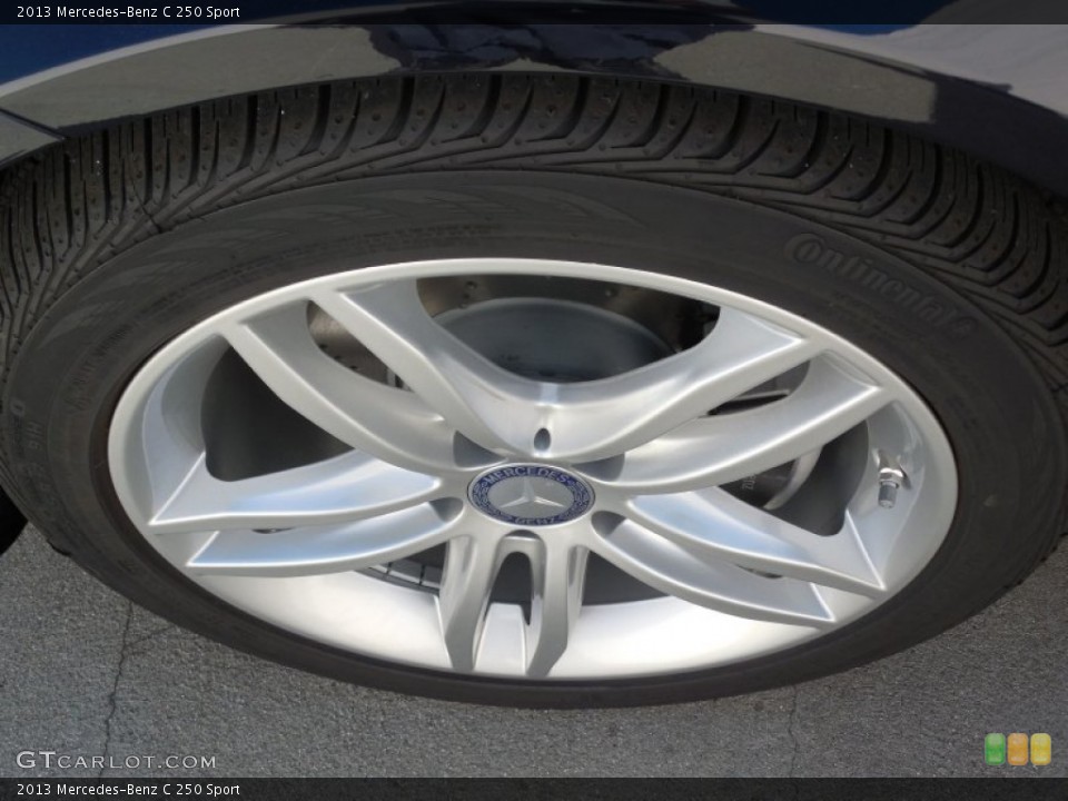 2013 Mercedes-Benz C 250 Sport Wheel and Tire Photo #80501960