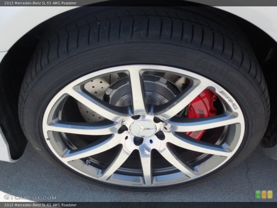 2013 Mercedes-Benz SL 63 AMG Roadster Wheel and Tire Photo #80502463