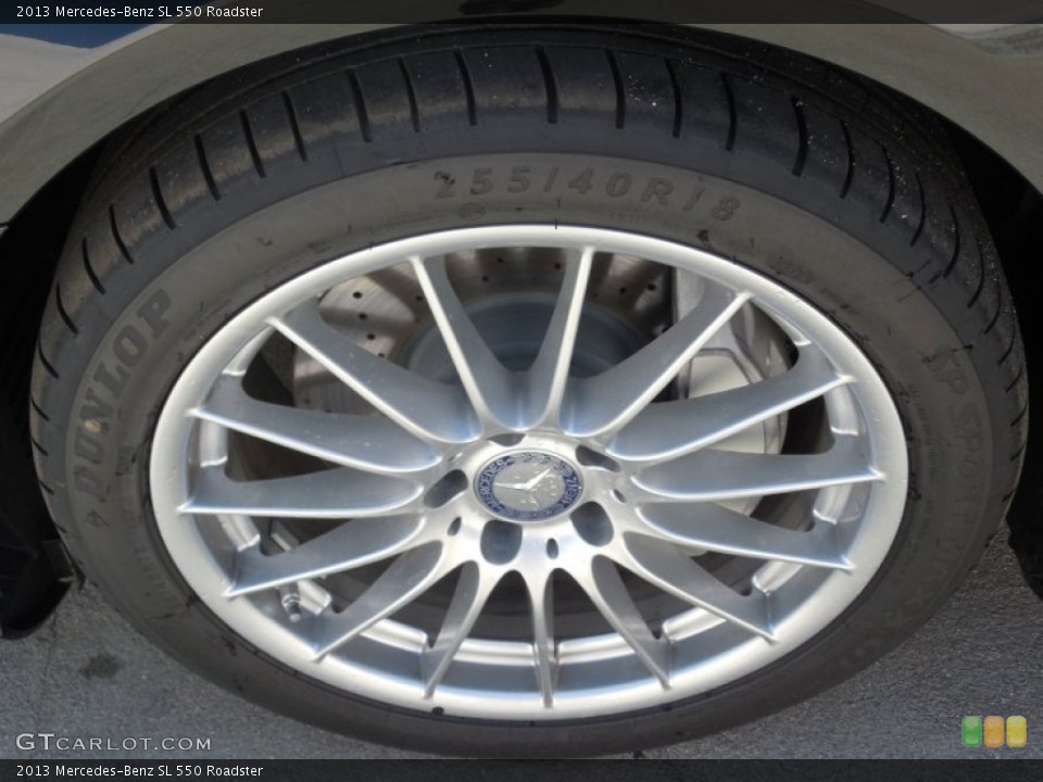 2013 Mercedes-Benz SL 550 Roadster Wheel and Tire Photo #80502738