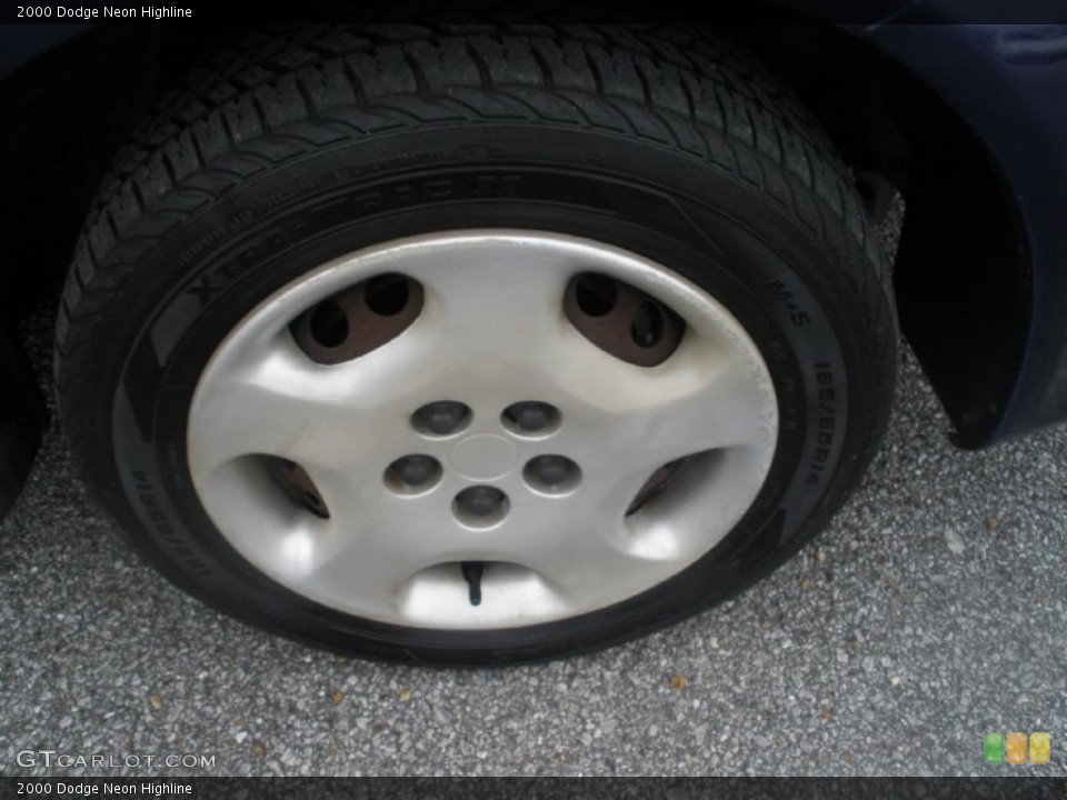 2000 Dodge Neon Highline Wheel and Tire Photo #80502763