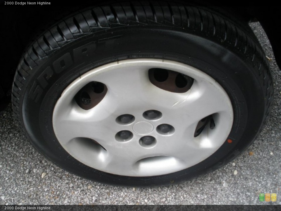 2000 Dodge Neon Highline Wheel and Tire Photo #80502789