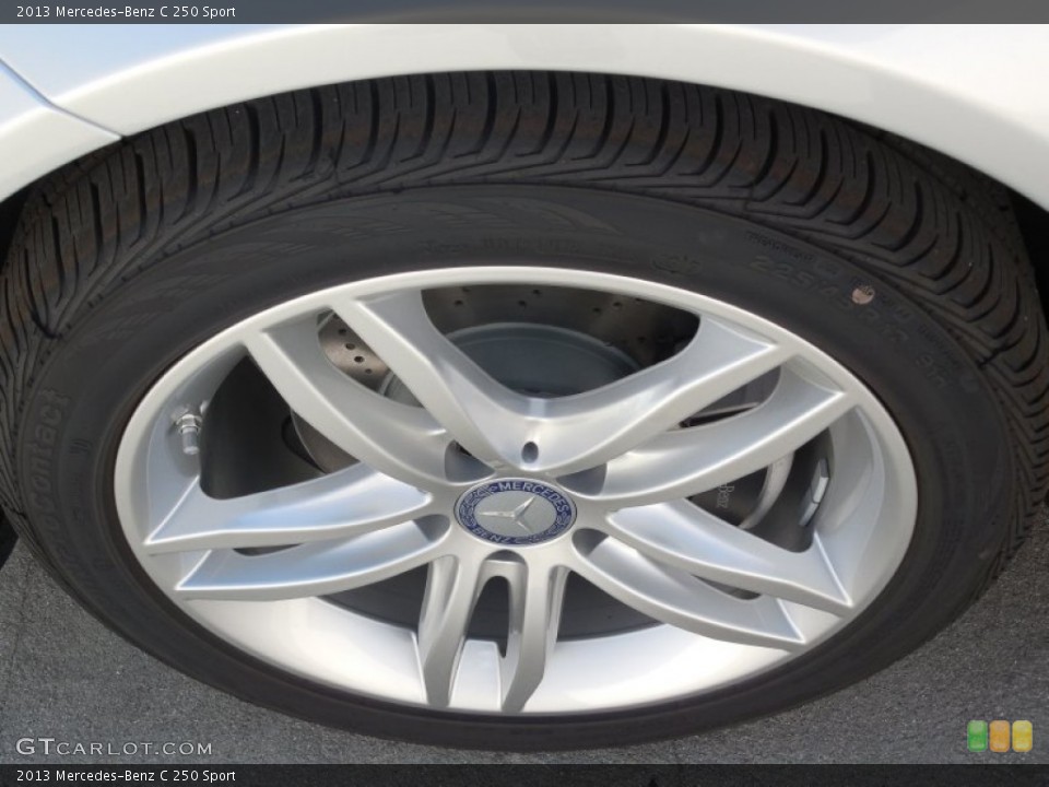 2013 Mercedes-Benz C 250 Sport Wheel and Tire Photo #80503027
