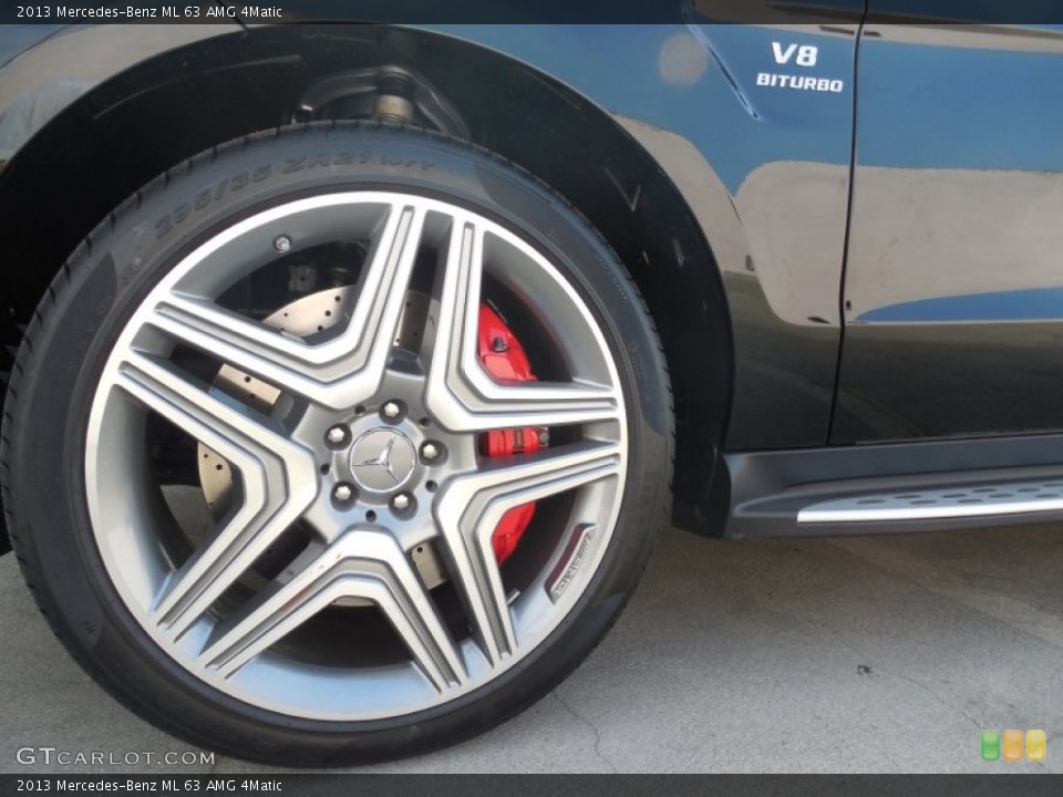 2013 Mercedes-Benz ML 63 AMG 4Matic Wheel and Tire Photo #80504850