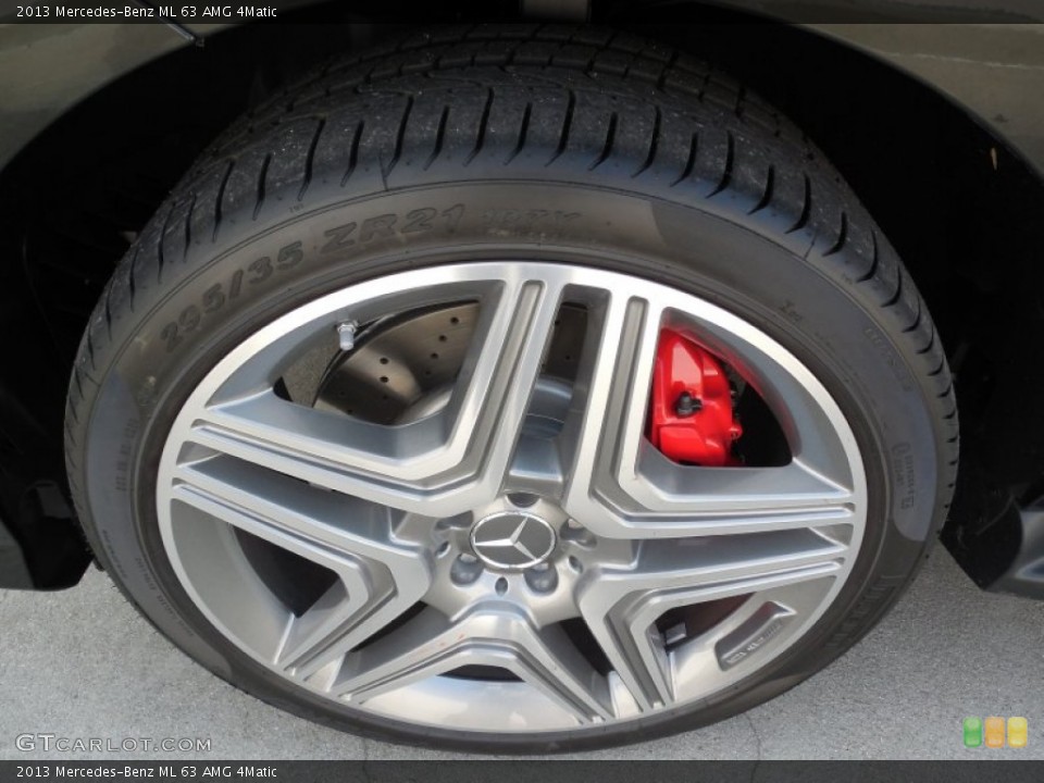 2013 Mercedes-Benz ML 63 AMG 4Matic Wheel and Tire Photo #80504875