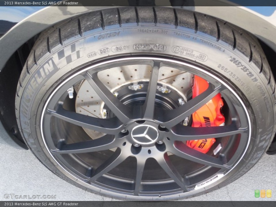 2013 Mercedes-Benz SLS AMG GT Roadster Wheel and Tire Photo #80505391