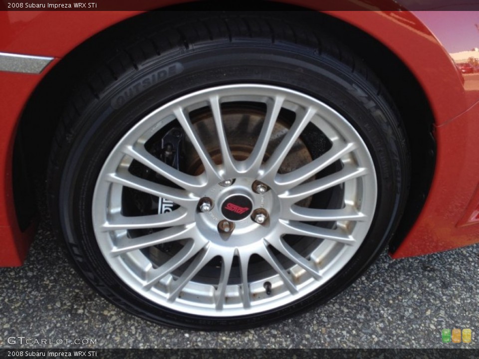 2008 Subaru Impreza WRX STi Wheel and Tire Photo #80510419
