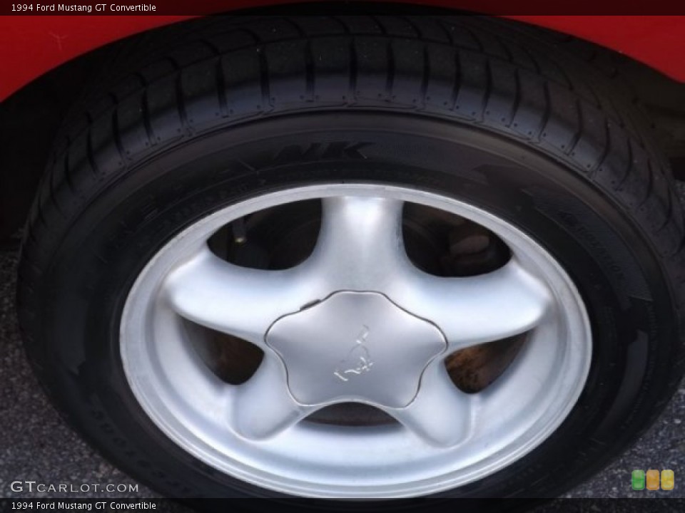1994 Ford Mustang GT Convertible Wheel and Tire Photo #80512069