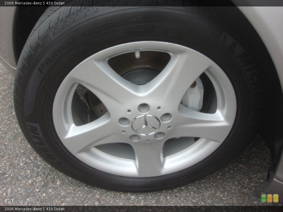 2006 Mercedes-Benz S 430 Sedan Wheel and Tire Photo #80517368