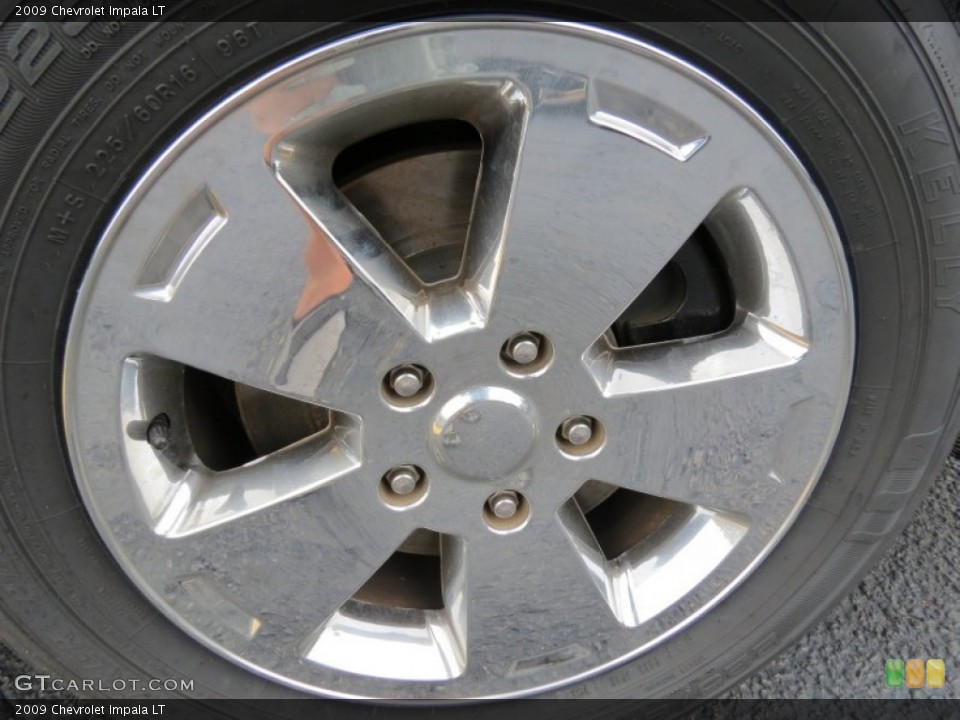 2009 Chevrolet Impala LT Wheel and Tire Photo #80517533