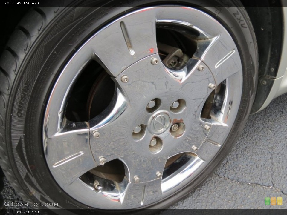 2003 Lexus SC 430 Wheel and Tire Photo #80519323