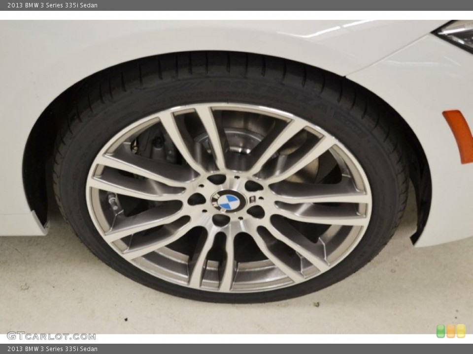 2013 BMW 3 Series 335i Sedan Wheel and Tire Photo #80525880