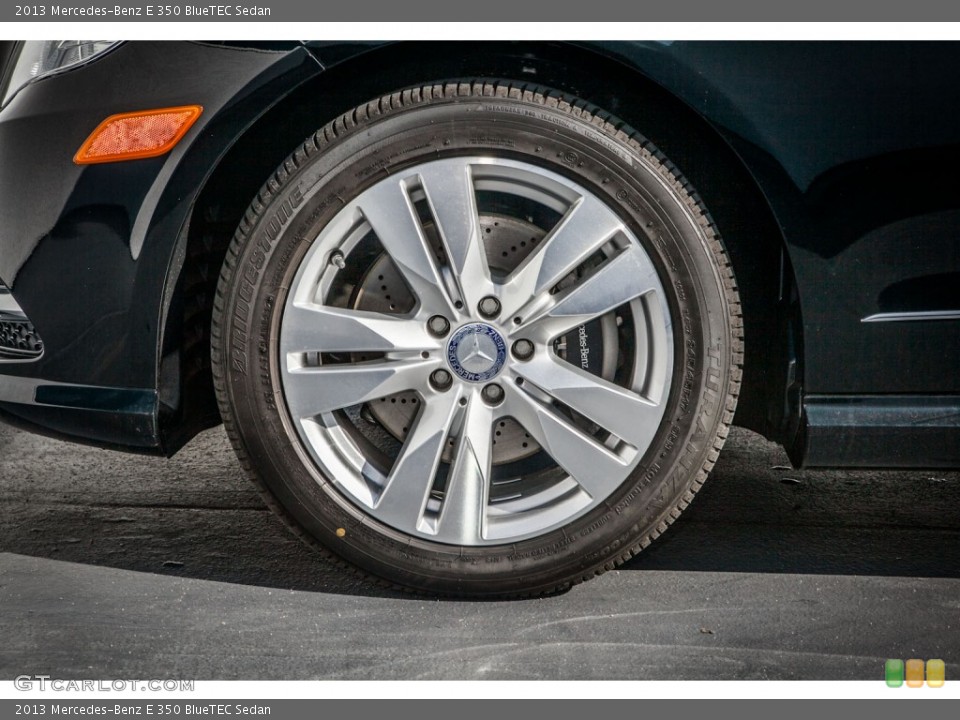 2013 Mercedes-Benz E 350 BlueTEC Sedan Wheel and Tire Photo #80530663