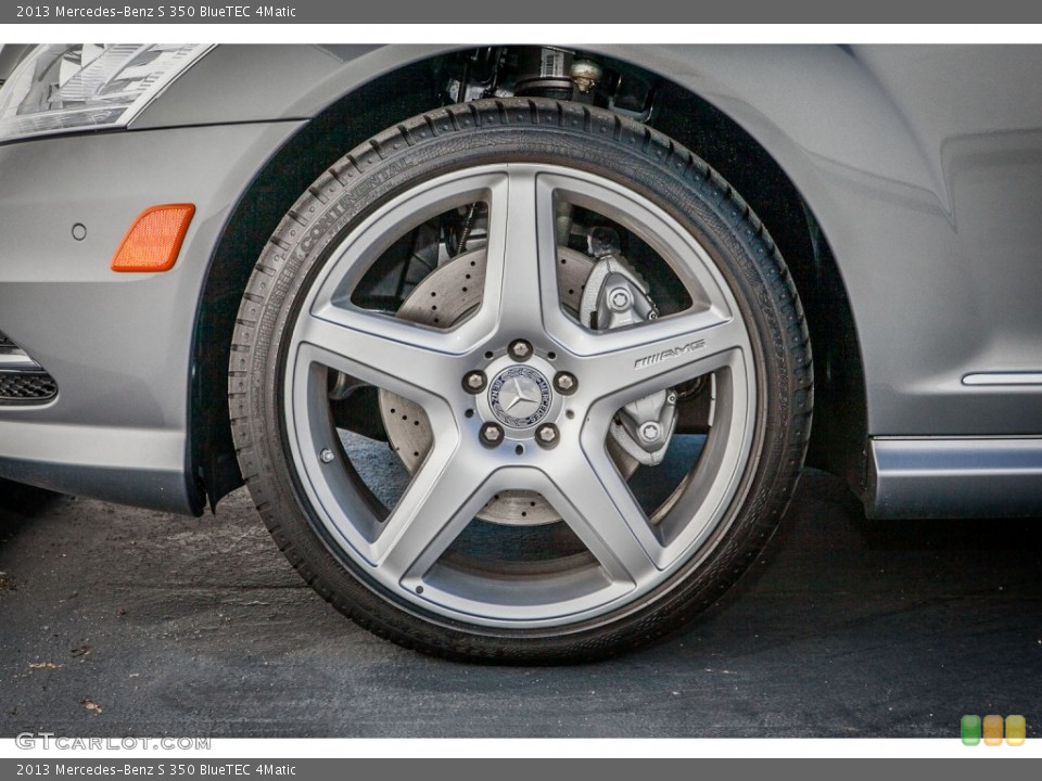 2013 Mercedes-Benz S 350 BlueTEC 4Matic Wheel and Tire Photo #80531200