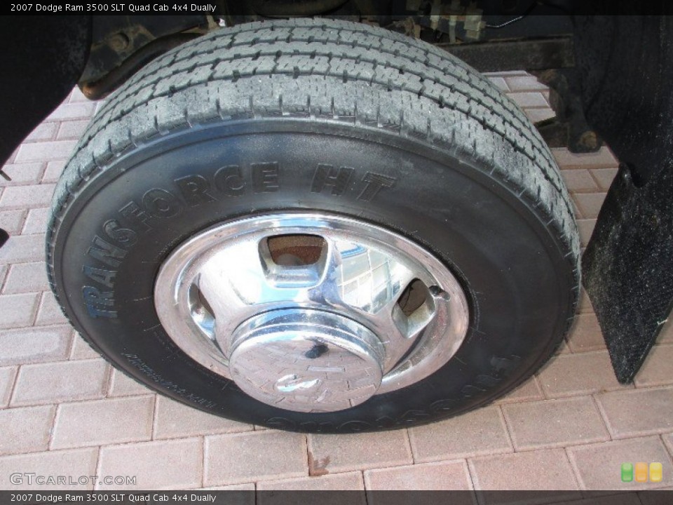 2007 Dodge Ram 3500 SLT Quad Cab 4x4 Dually Wheel and Tire Photo #80531332
