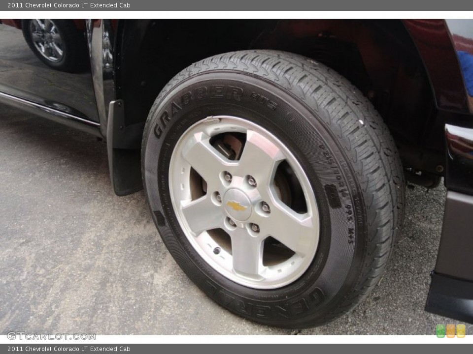 2011 Chevrolet Colorado LT Extended Cab Wheel and Tire Photo #80531884