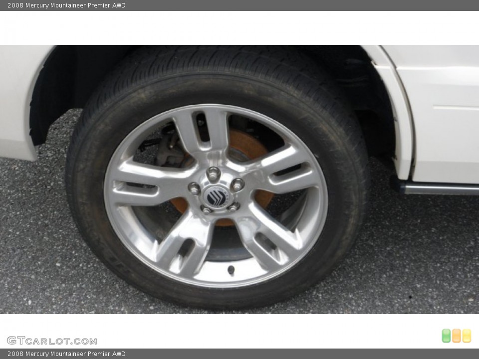 2008 Mercury Mountaineer Premier AWD Wheel and Tire Photo #80533837