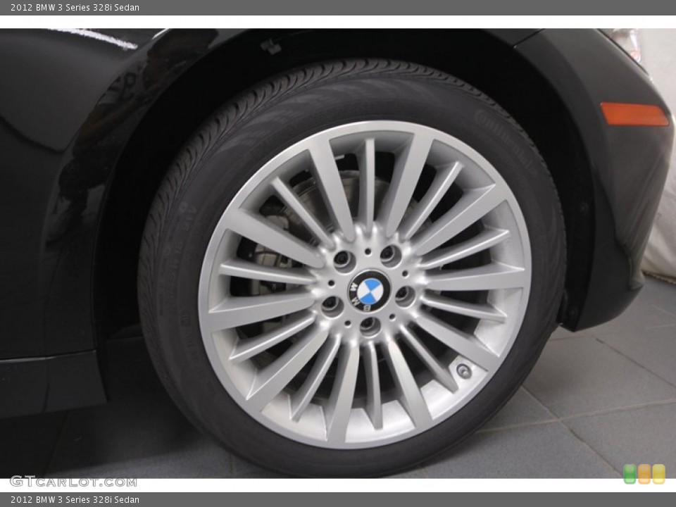 2012 BMW 3 Series 328i Sedan Wheel and Tire Photo #80535312