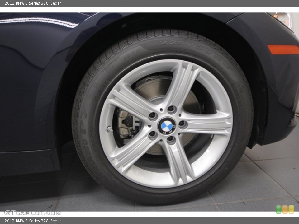 2012 BMW 3 Series 328i Sedan Wheel and Tire Photo #80537497