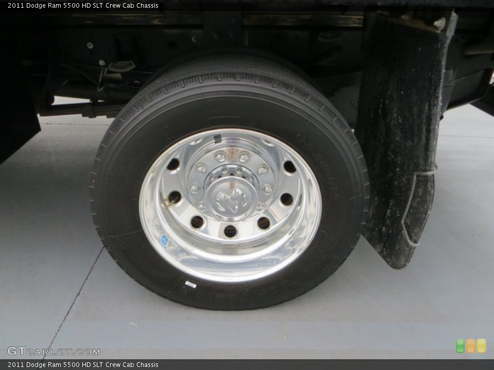 2011 Dodge Ram 5500 HD SLT Crew Cab Chassis Wheel and Tire Photo #80542152