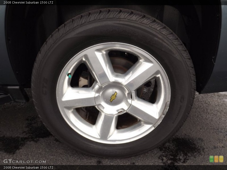 2008 Chevrolet Suburban 1500 LTZ Wheel and Tire Photo #80545924