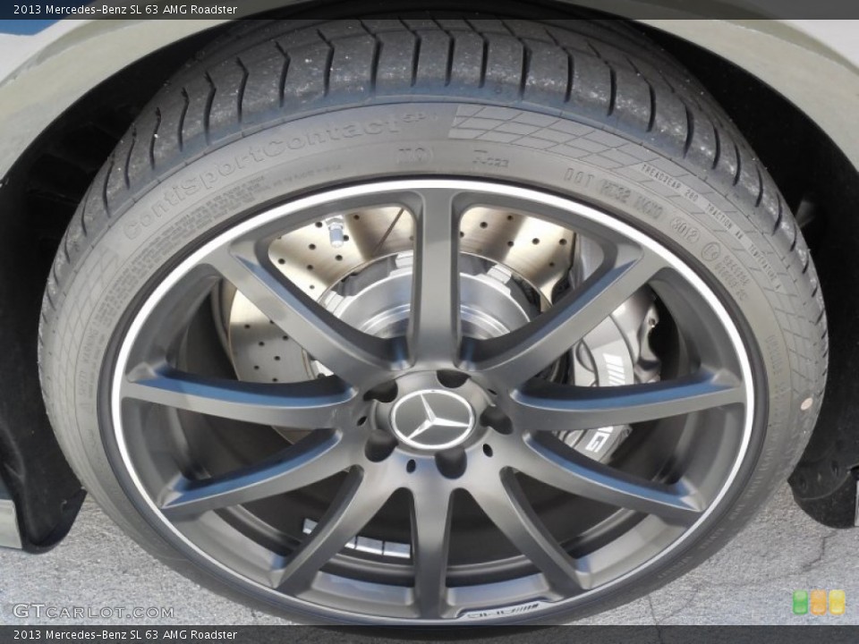 2013 Mercedes-Benz SL 63 AMG Roadster Wheel and Tire Photo #80550979