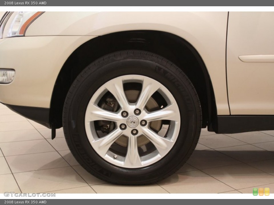 2008 Lexus RX 350 AWD Wheel and Tire Photo #80553145
