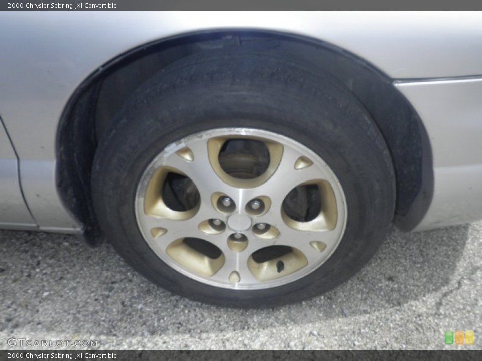 2000 Chrysler Sebring JXi Convertible Wheel and Tire Photo #80555636