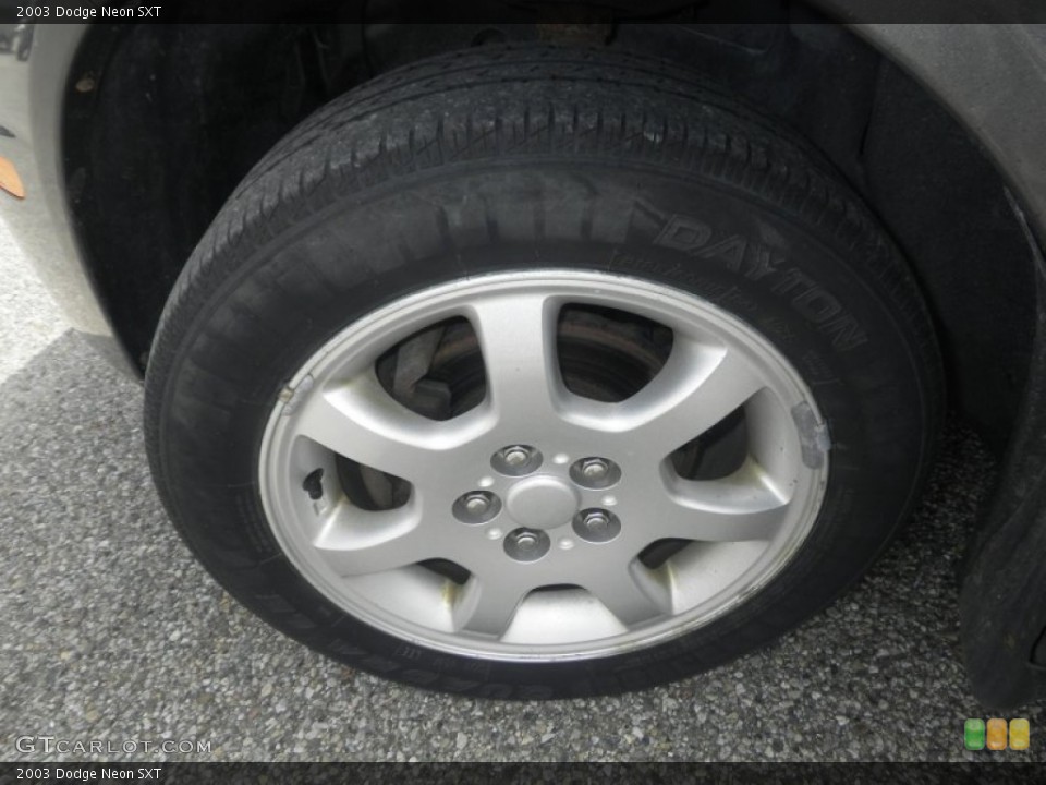 2003 Dodge Neon SXT Wheel and Tire Photo #80556033