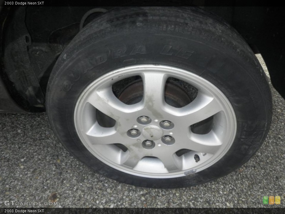 2003 Dodge Neon SXT Wheel and Tire Photo #80556058
