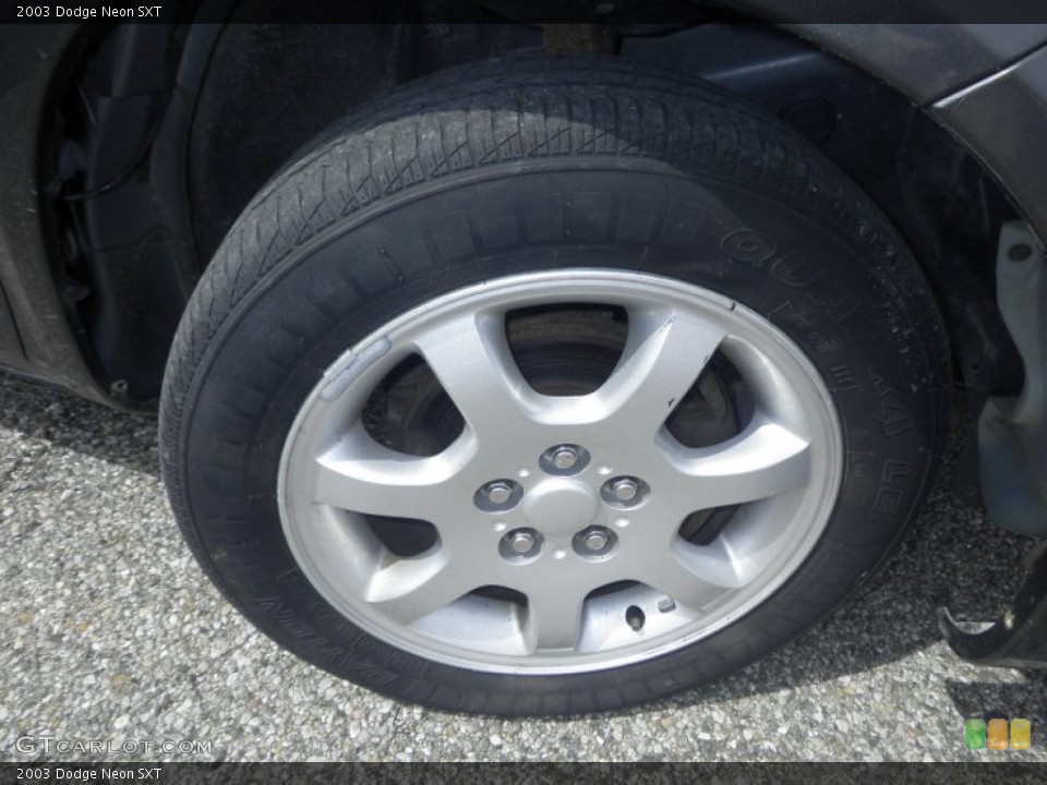 2003 Dodge Neon SXT Wheel and Tire Photo #80556082