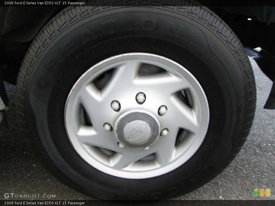 2006 Ford E Series Van E350 XLT 15 Passenger Wheel and Tire Photo #80566399