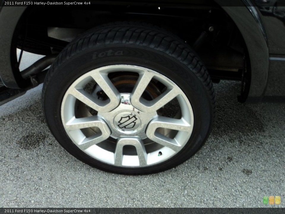 2011 Ford F150 Harley-Davidson SuperCrew 4x4 Wheel and Tire Photo #80568236